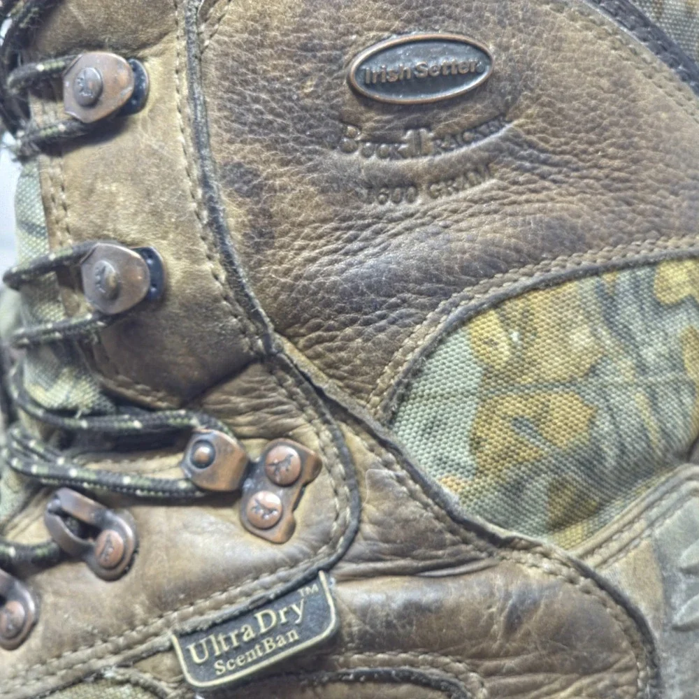 Irish Setter Buck‎ Tracker Boots Men's 9 1600g Thinsulate Ultra Waterproof 2815